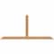 Ekena Millwork Portland Timber Gable Bracket, Western Red Cedar, 72"W x 33"H x 3 1/2"D x 3 1/2"F, 11/12 Pitch GBW072X33X0404POR00SWR - alternate 1